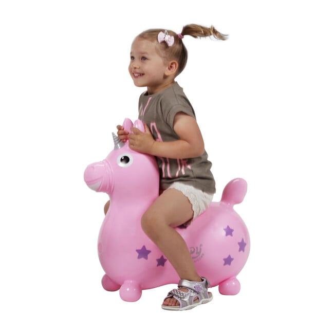 Rody Magical Unicorn with Pump, Pink