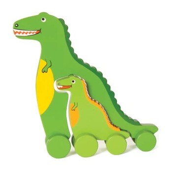 Mommy and Baby Rolling Toy, T-Rex