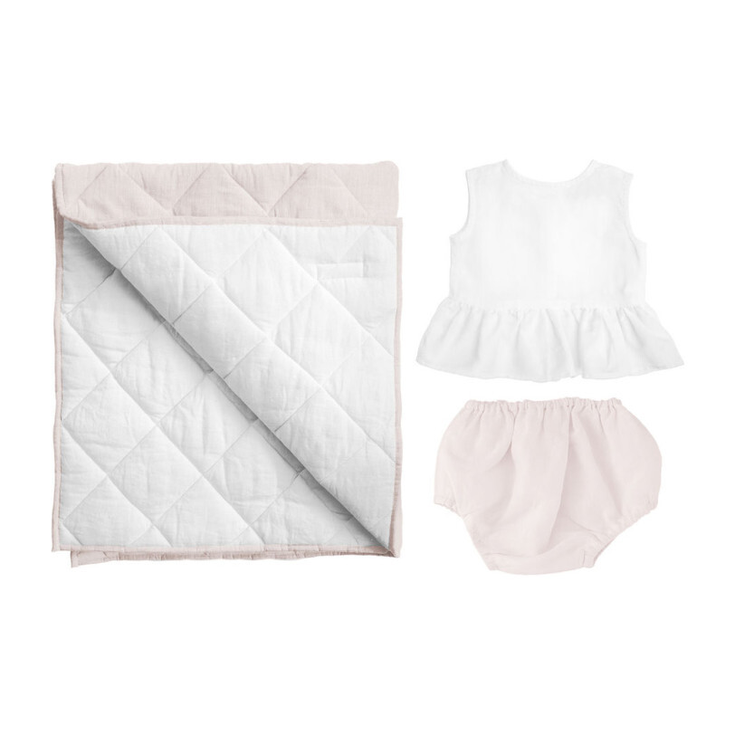 Playtime Gift Set, Blossom Pink Linen
