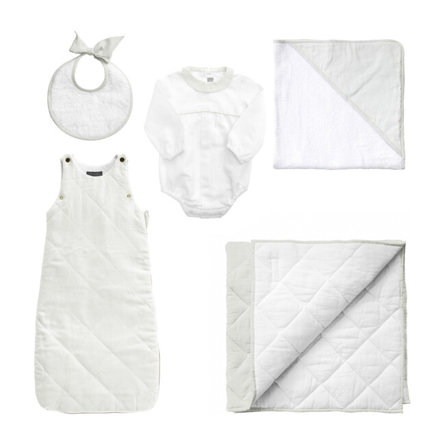 *Exclusive* Luxe Baby Gift Set, French Grey