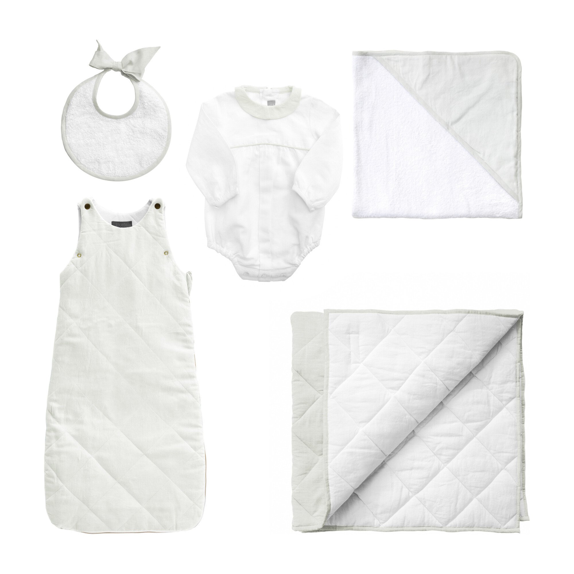 *Exclusive* Luxe Baby Gift Set, French Grey