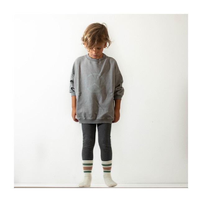 Oversized Peace Sweater, Grey
