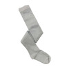 *Exclusive* Ribbed Cotton Tights, Grey Lurex