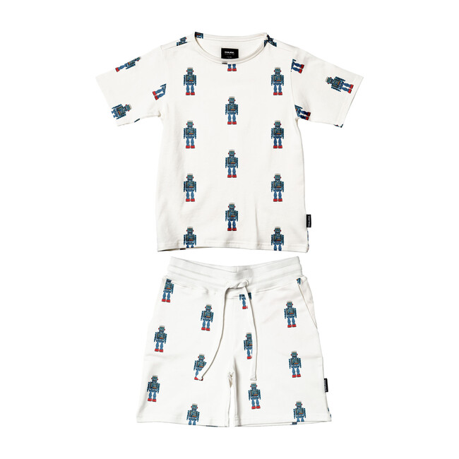 *Exclusive* Robot T-Shirt/Short Set - Mixed Apparel Set - 1