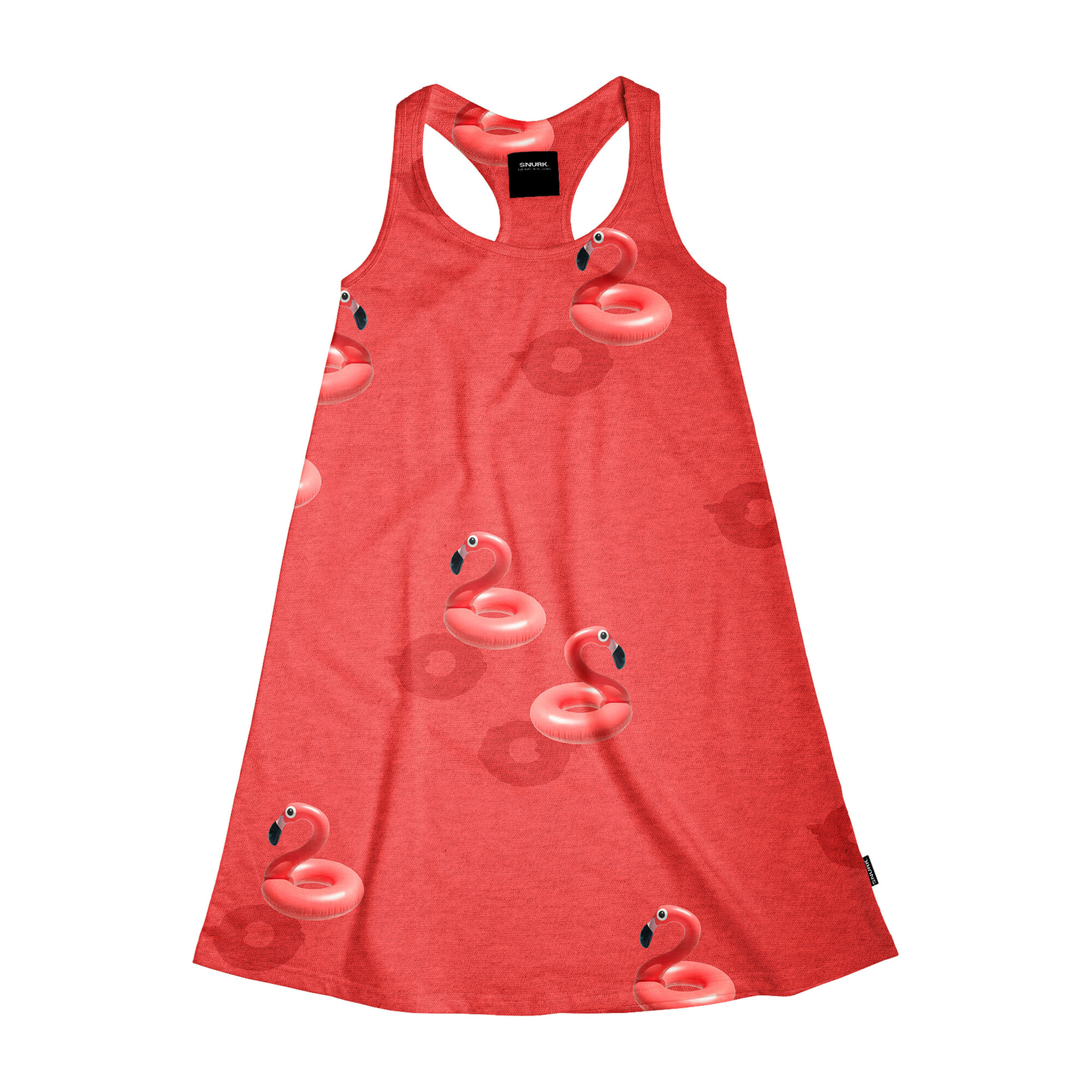 *Exclusive* Floating Flamingos Tank Dress