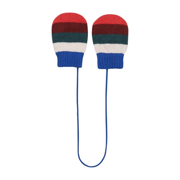 Baby Mitten Gloves, Multicolored Stripes