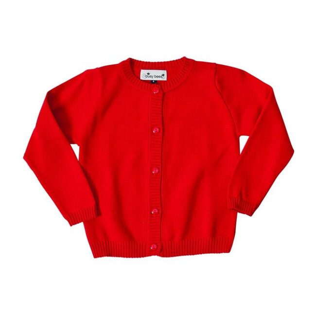 Classic Cardigan, Red