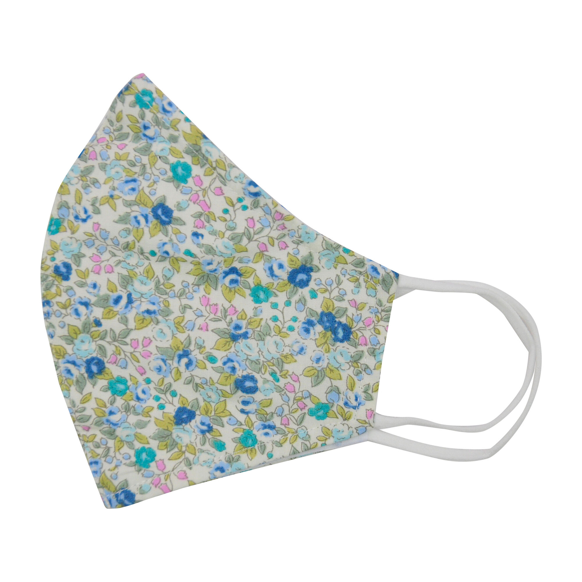 Cotton Face Mask, Mini Pink Floral