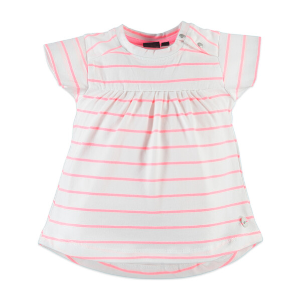 2 Hauts Fille Jumelles - Rayures Néon Rose & Noir - Taille 5T - CIRCO - Neuf Avec étiquettes