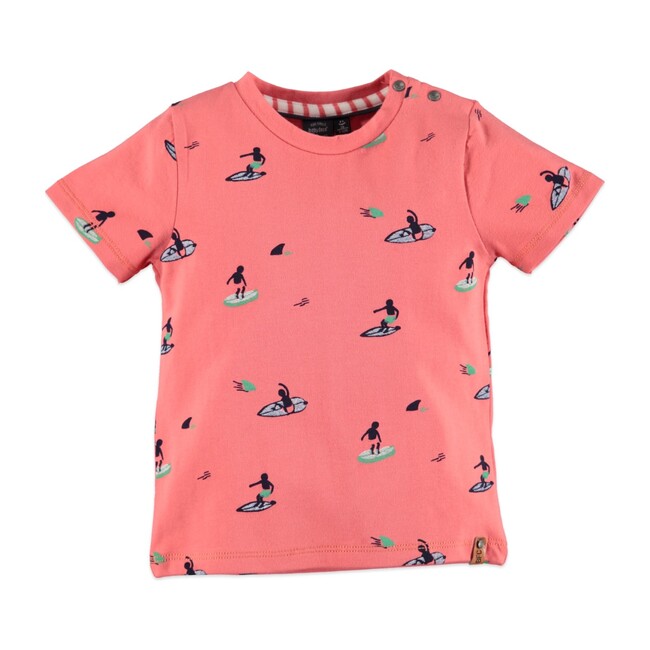 Surfers Short Sleeve Tee, Papaya - Tees - 1