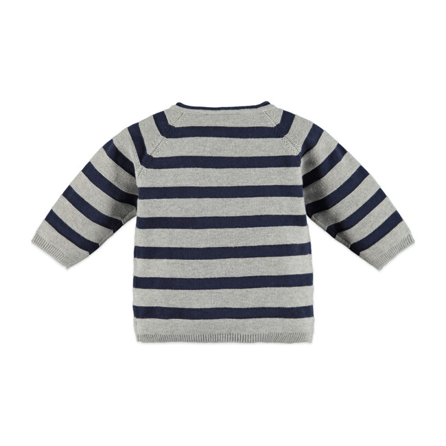 Stripes Sweatshirt, Grey Melee