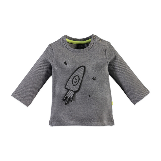 Long Sleeve Tee, Smokey Blue