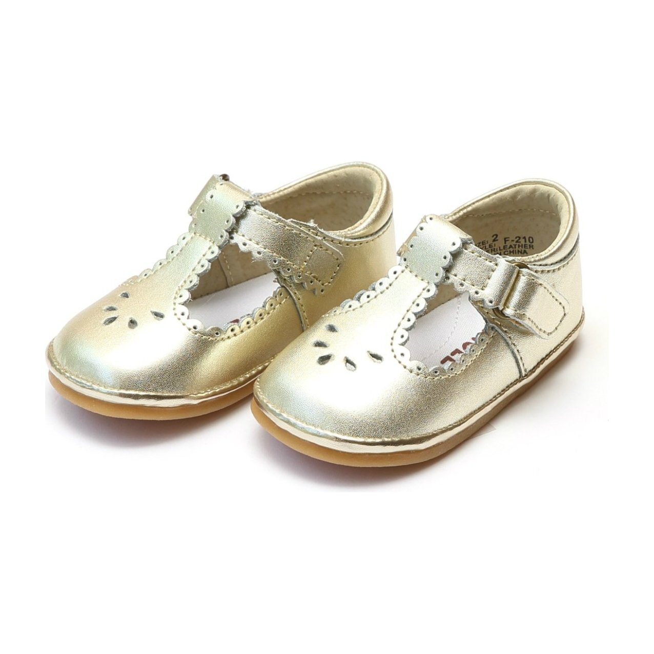gold booties toddler