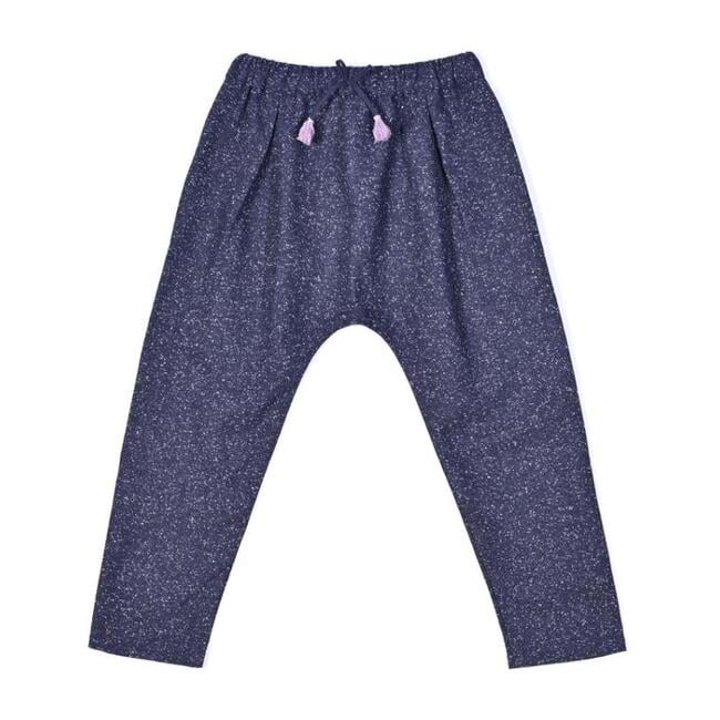 Dark Flannel Trousers, Grey - Pants - 1