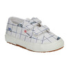 *Exclusive* Canvas Velcro Sneaker, Blue Moto - Sneakers - 4