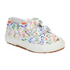 *Exclusive* Canvas Velcro Sneaker, Flowers & Rabbits - Sneakers - 5 - thumbnail