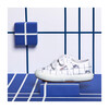 *Exclusive* Canvas Velcro Sneaker, Blue Moto - Sneakers - 5