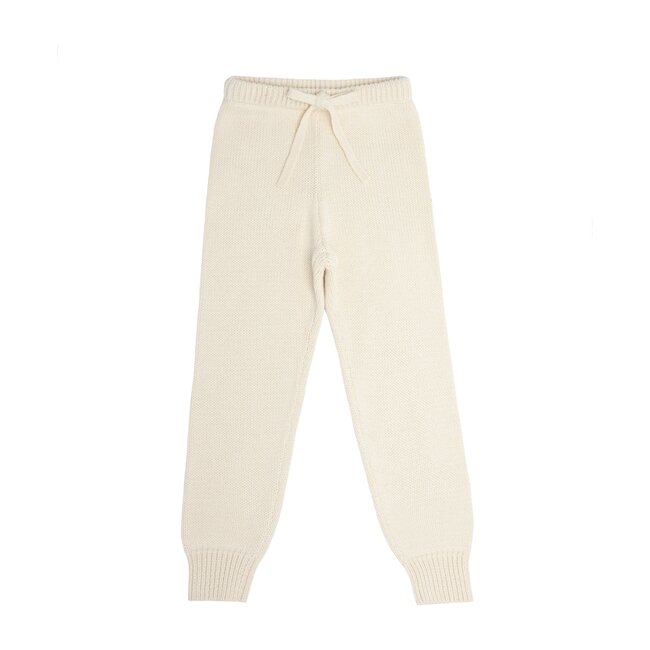 Cream Knit Pant