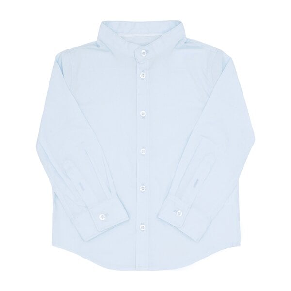 baby blue button down