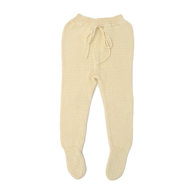 Edu Knit Pants, Cream Cotton