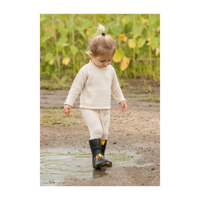 Edu Knit Pants, Cream Cotton