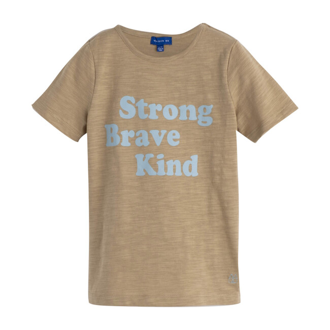 Strong Brave Kind Tee, Green