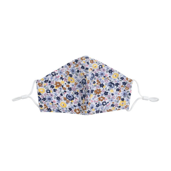 Floral Check Mask Bundle, Blue & Purple