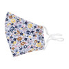 Floral Check Mask Bundle, Blue & Purple - Face Masks - 3