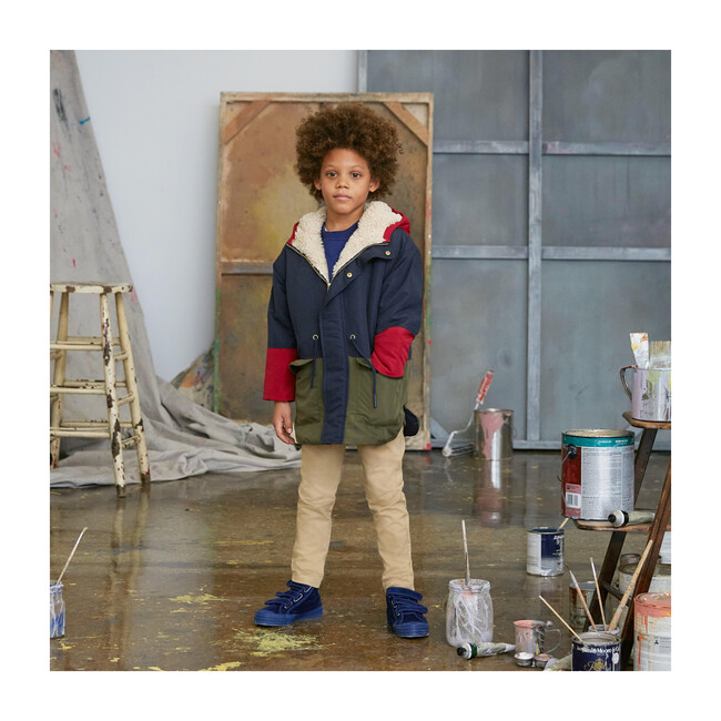 Hayden Jacket, Navy Multi