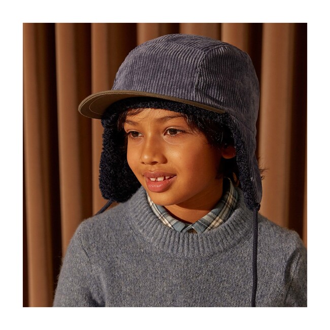 Jordan Cord Hat, Blue Tonal