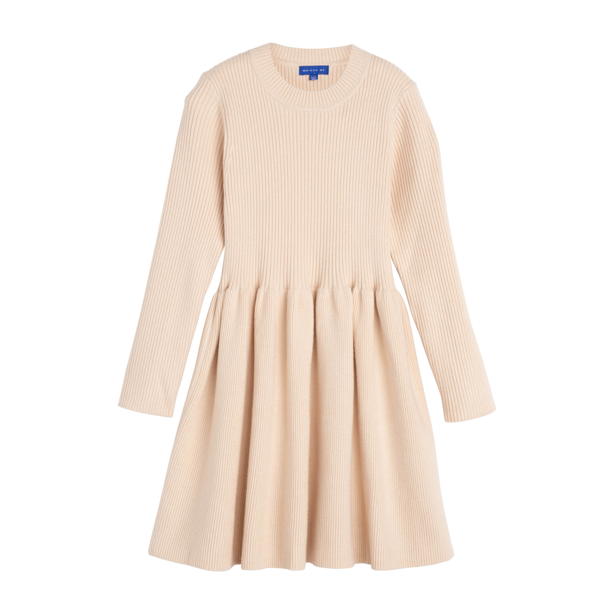 Lea Knit Dress, Winter Cream