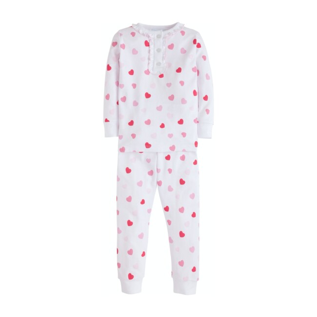 Printed Pajamas, Hearts - Kids Boy Clothing Sleepwear - Maisonette