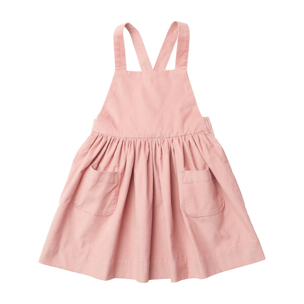 Ines Pinafore Dress, Petal - Kids Girl Clothing Dresses - Maisonette