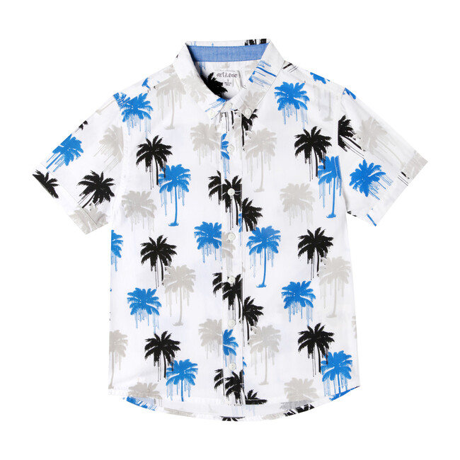 Mini Elliot Shirt, Drippy Trees - Shirts - 1