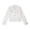 Priya Washed Jacket, Pink Tie Dye - Jackets - 1 - thumbnail