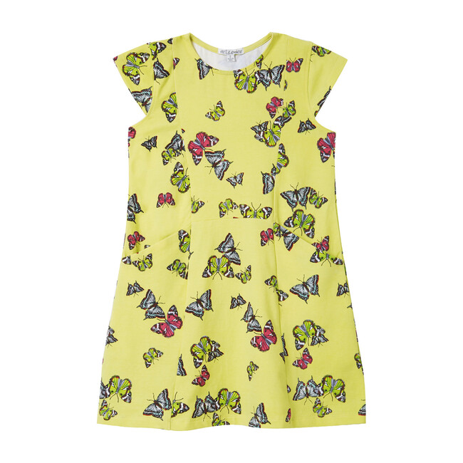 Hanna Pocket Dress, Scattered Butterflies - Dresses - 1
