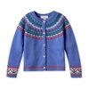 Sage Fairisle Cardigan, Marina Fairisle - Sweaters - 1 - thumbnail
