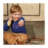 Myles Slim Embroidered Pant, Lark With Red Race Car - Pants - 2