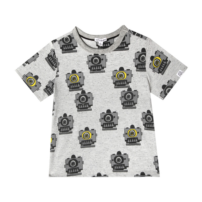 Noah T-Shirt, Robot Print - Tees - 1