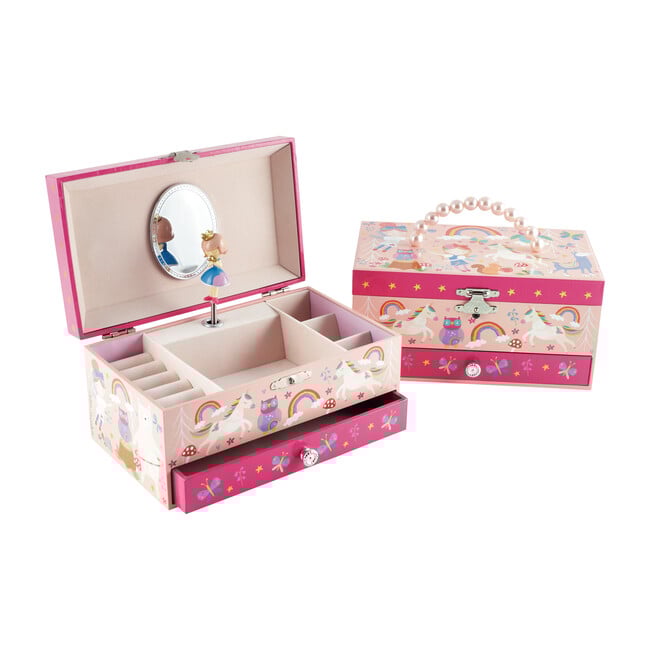Rainbow Woodland Jewelry Box