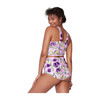 Women's Camila High Neck Swim Bra, Honey Plum - Two Pieces - 2