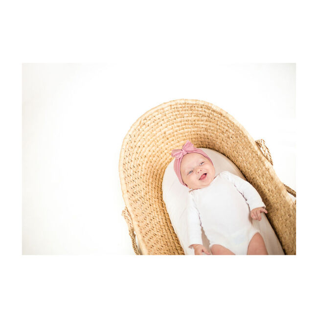 Classic Bow Headwrap, Dusty Pink