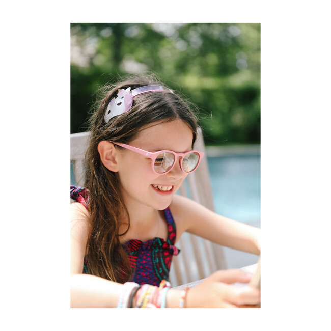 Screen Saver Blue Light Glasses, Pretty in Pink Keyhole
