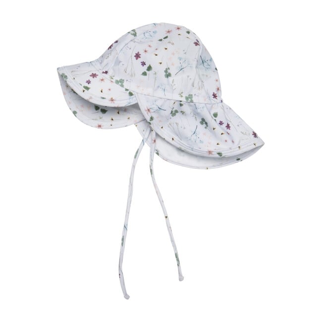 Gustas Swim Hat, Baby Blue Floral