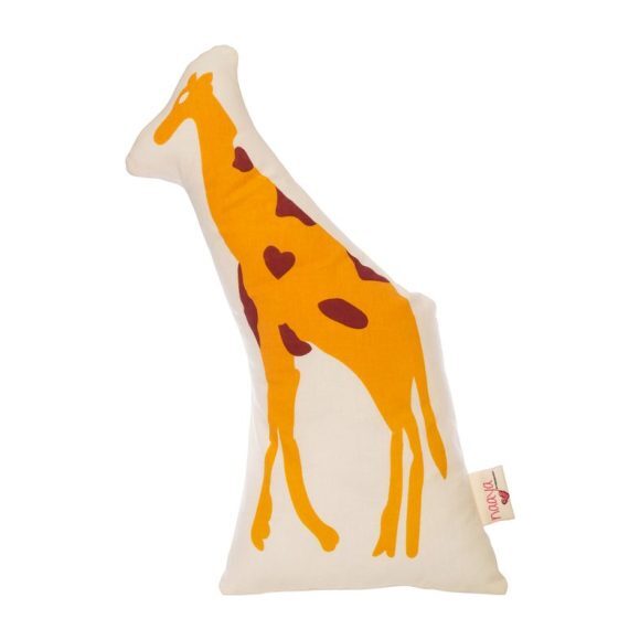 Yellow Giraffe Large Cushion