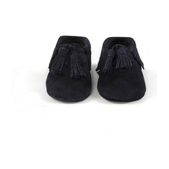 Tassle Moccasins, Navy