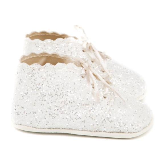 Milky Way Oxford Shoes, White - Loafers - 1
