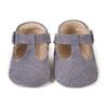 Gray Mary Janes, Indigo - Mary Janes - 2