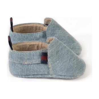 Denim City Moccasins, Blue - Loafers - 1