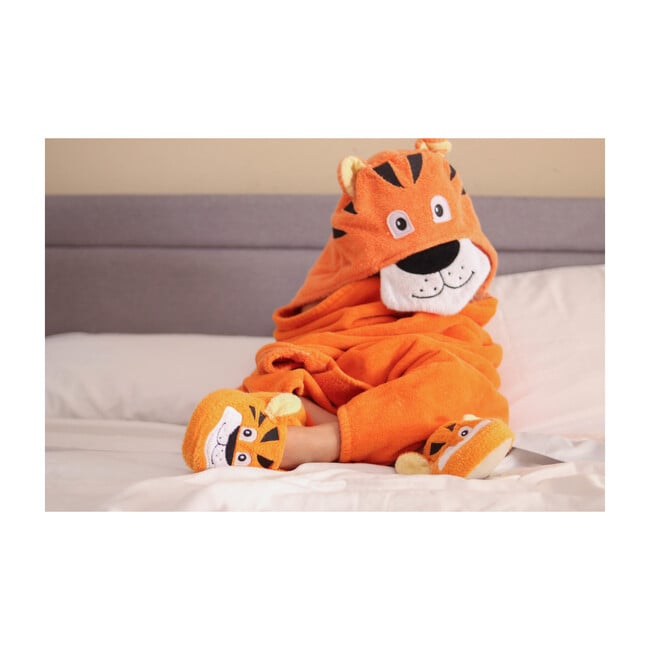 Tiger Hooded Towel, Orange